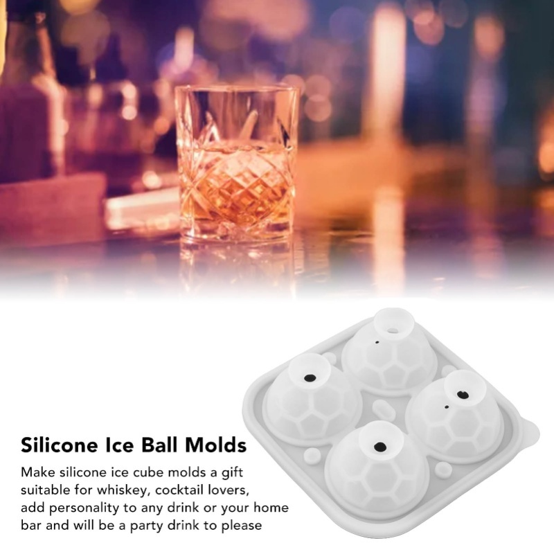 2Pcs Silicone Ice Cube Molds F - đánh giá và giá Ice Mold Sphere